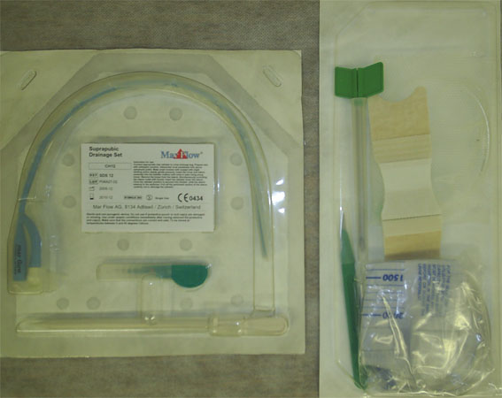 SUPRAPUBIC CATHETERISATION SET